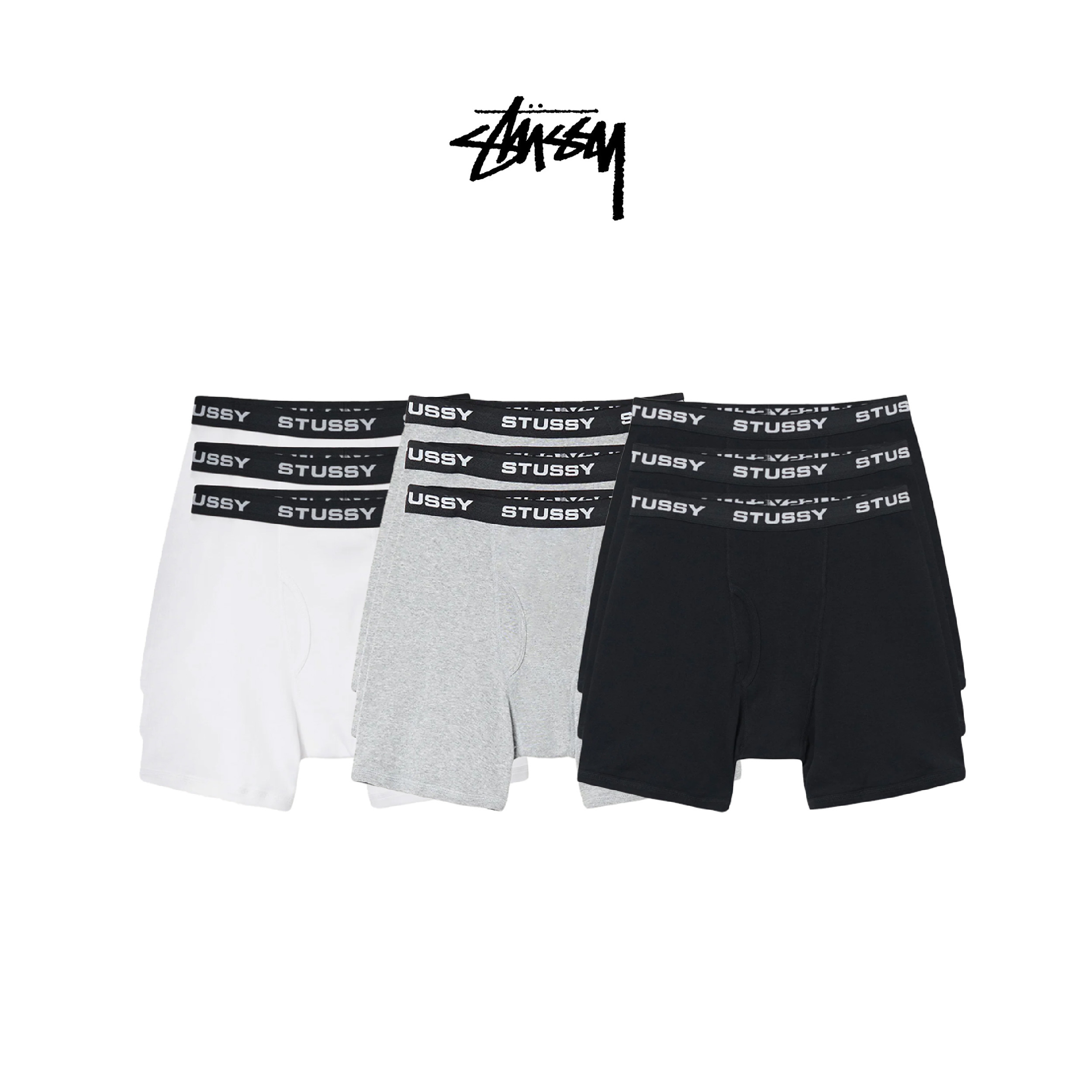新品・未使用STUSSY BOXER BRIEFS 3 PACK Black 新品未使用STUSSY BOXER BRIEFS 3PACK Black(1枚) - メルカリ
