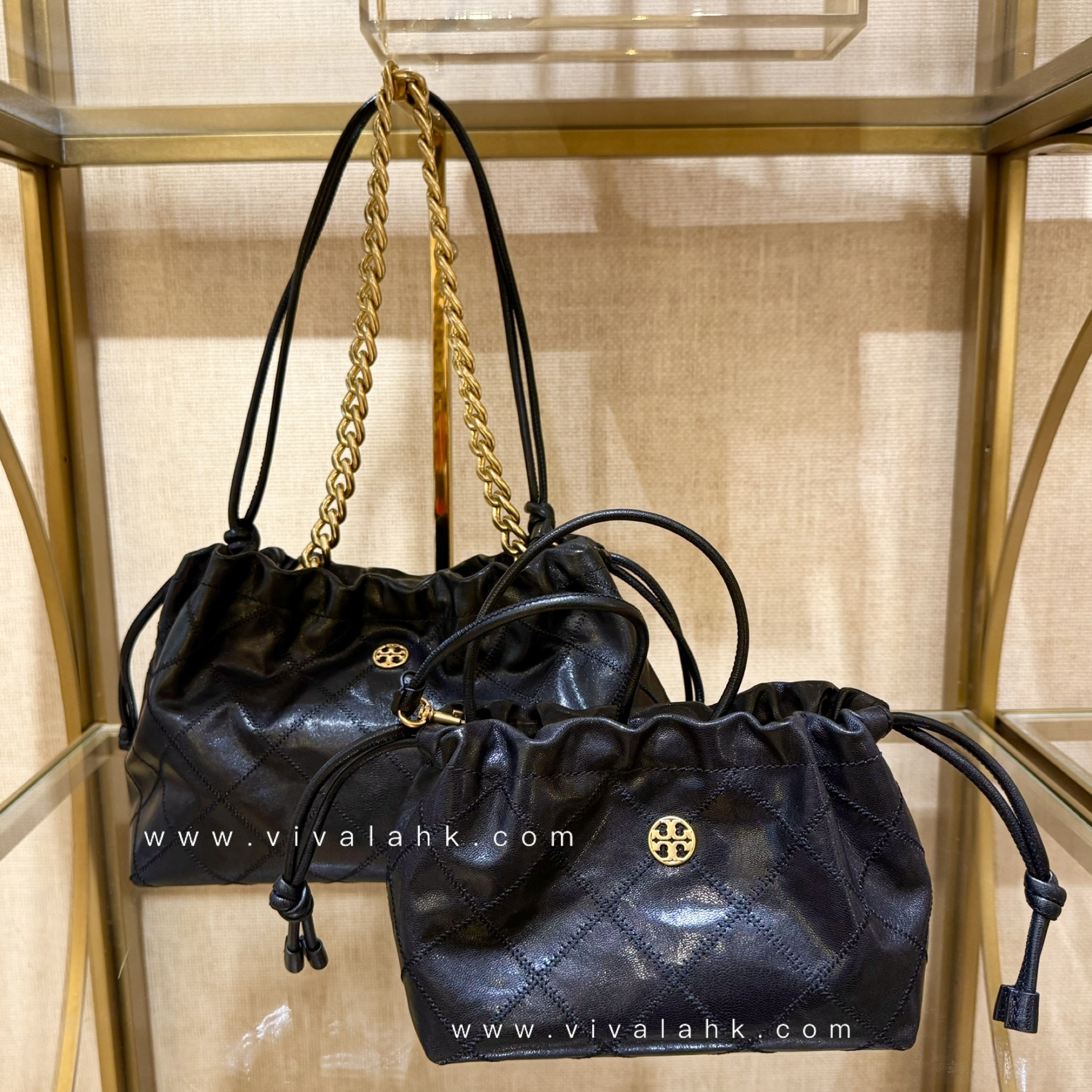 Tory Burch - Willa E/W 抽繩多用袋 (L) (165861)