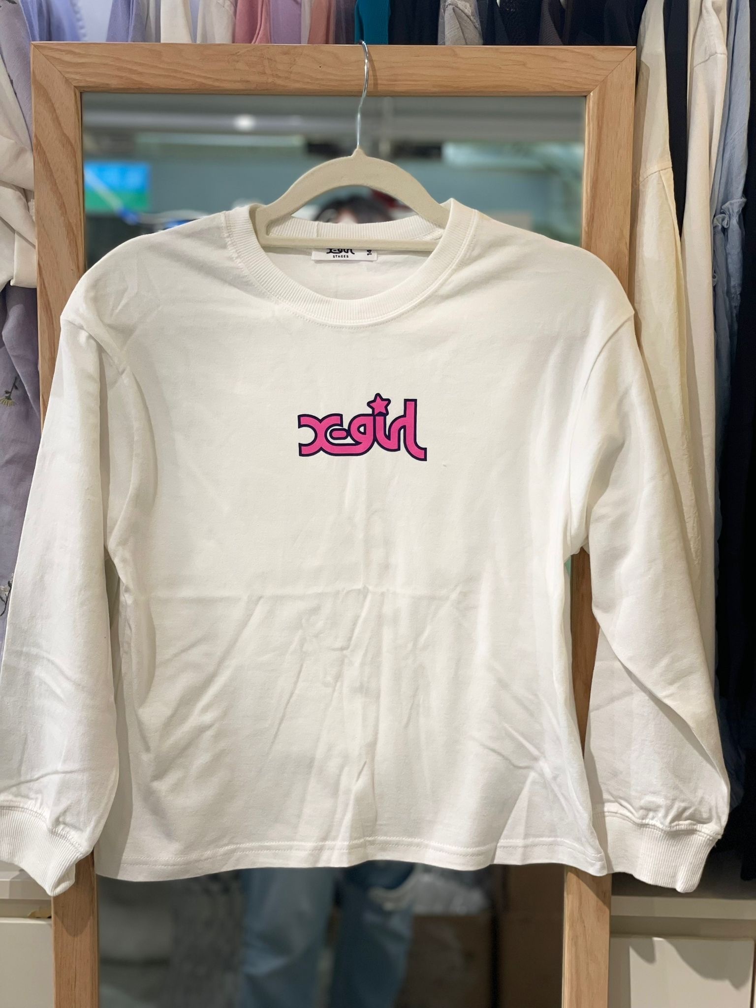 X-GIRL 童裝 長袖 TEE SIZE 140