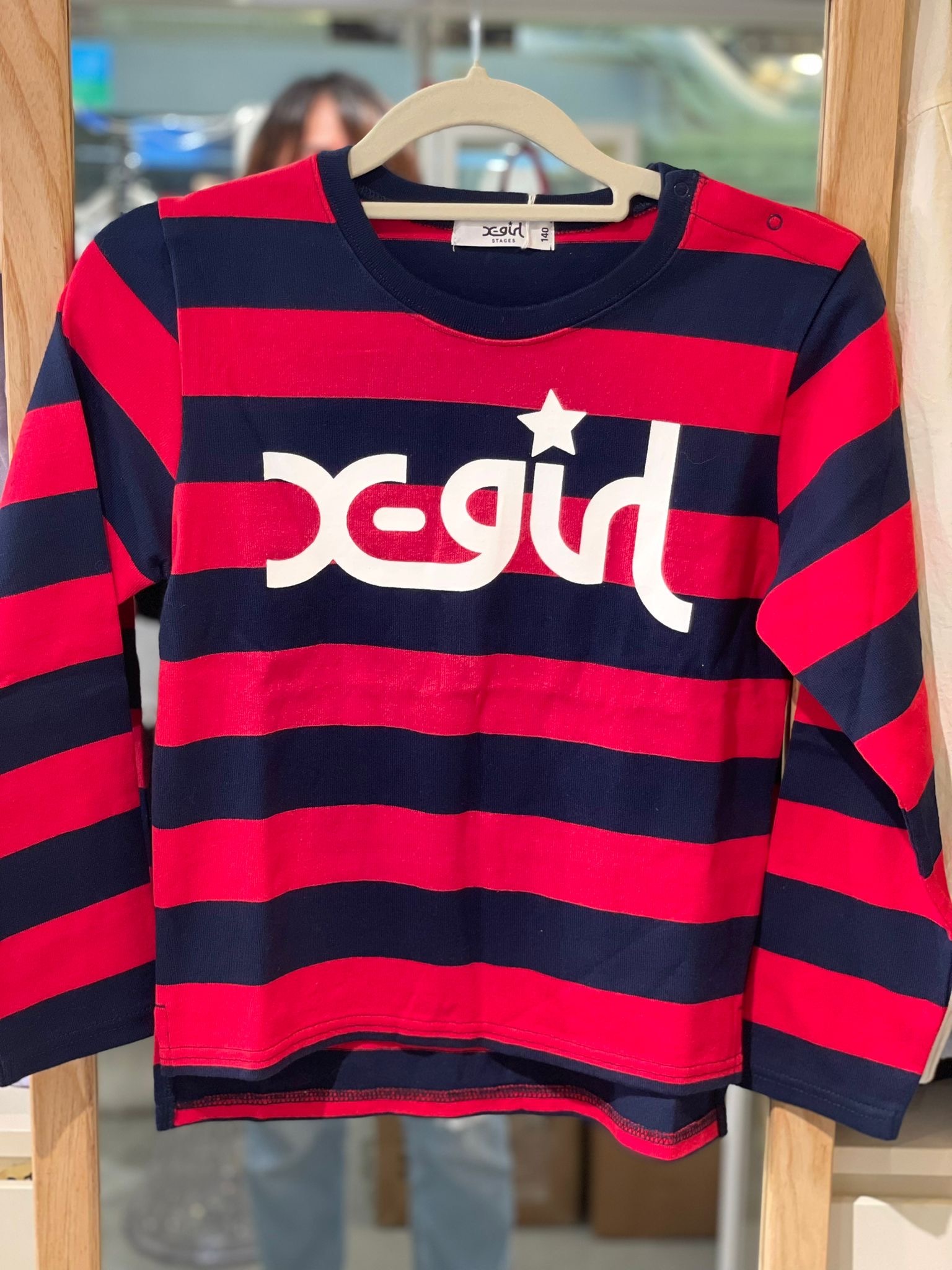 X-GIRL 童裝 長袖 TEE SIZE 140