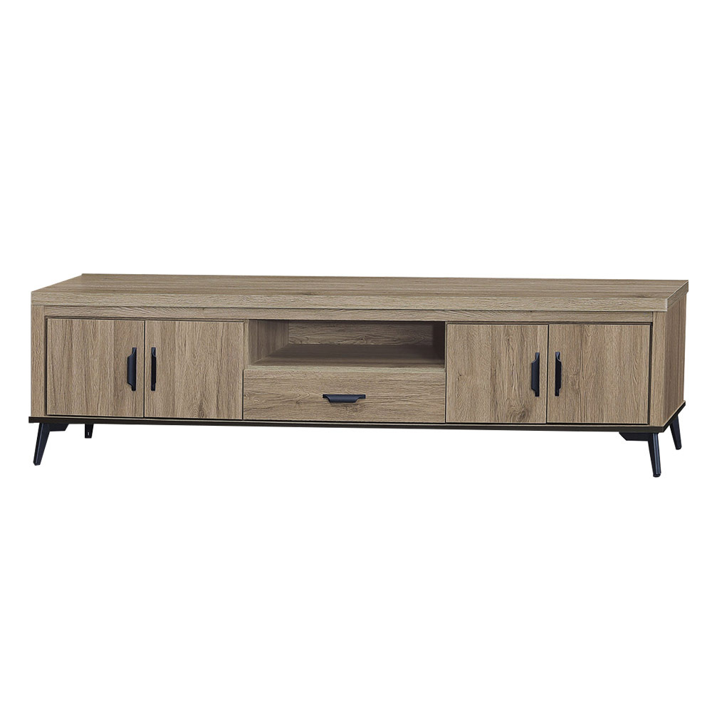 路菲6尺工業風四門單抽電視櫃/長櫃/視聽櫃