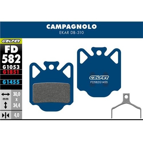 Galfer 剎車皮 FD582 (Campagnolo EKAR DB-310用)