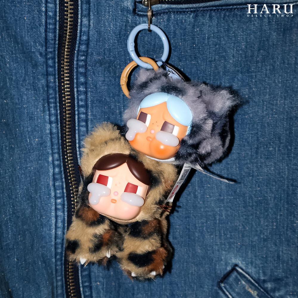 POP MART 泡泡瑪特 POPMART CRYBABY 哭娃 豹豹貓貓系列 wild but cutie series 毛絨 搪膠臉 吊飾 盲盒 整盒6個