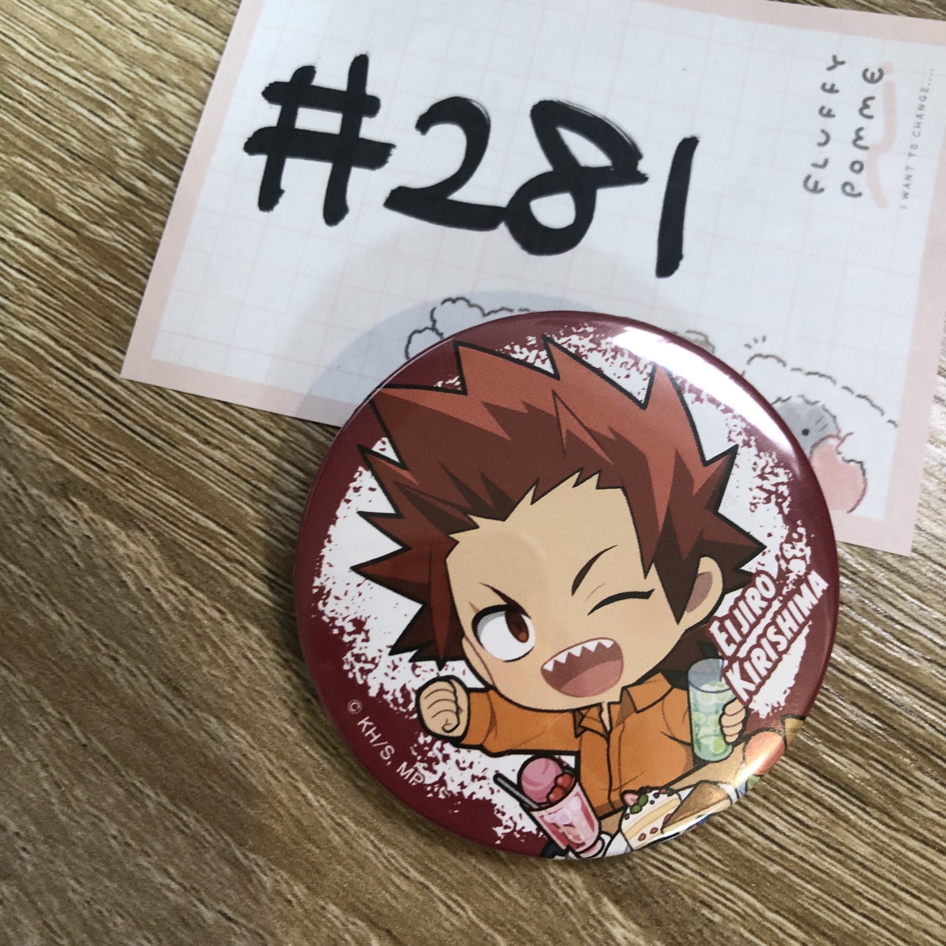 我的英雄學院  切島  襟章#281