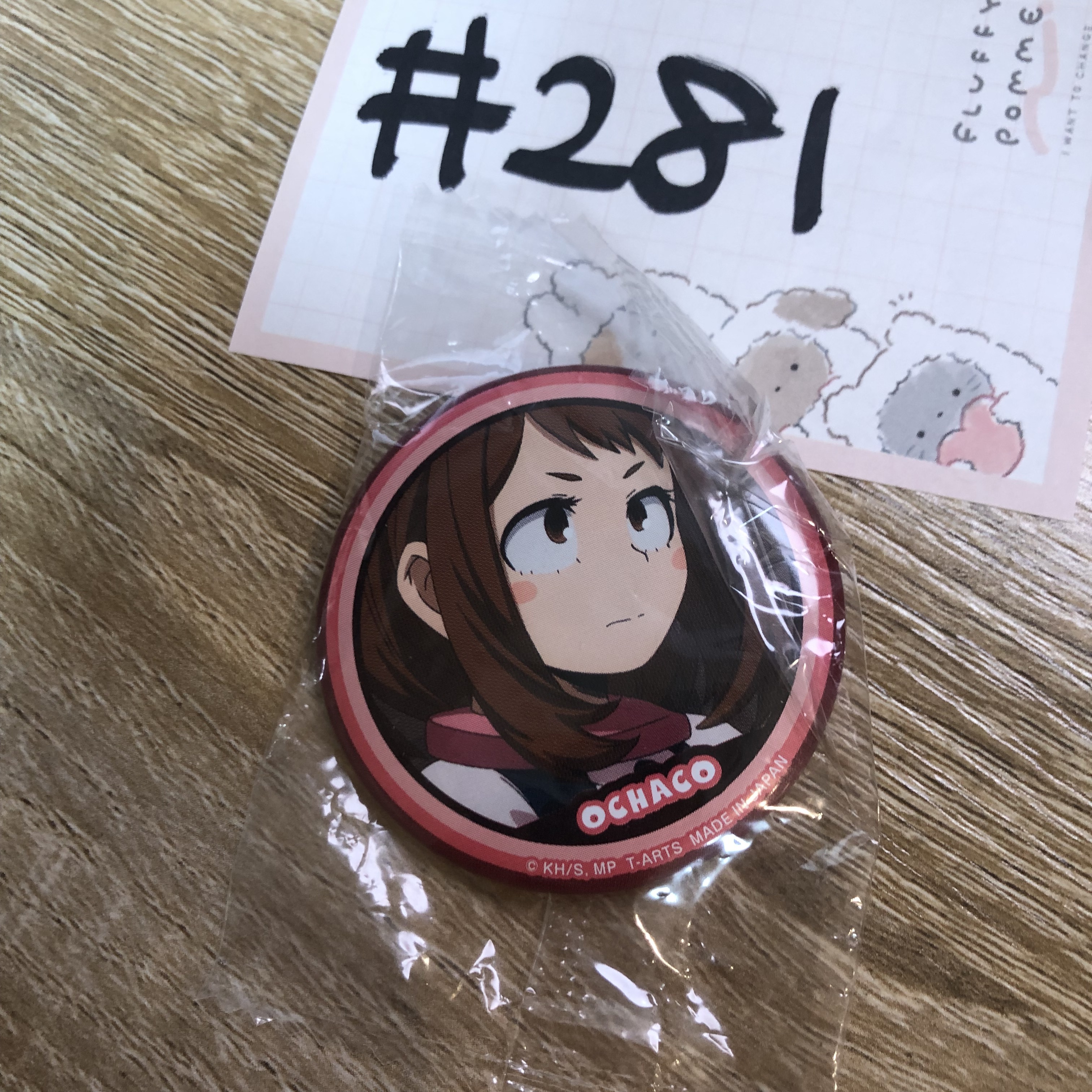 我的英雄學院  御茶子  襟章#281