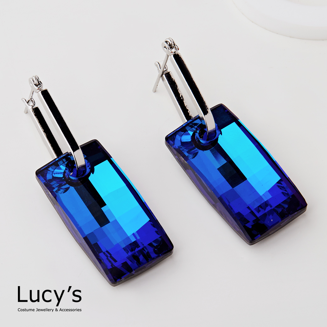 馬賽克 易扣耳環 (二色) (123183/123184)