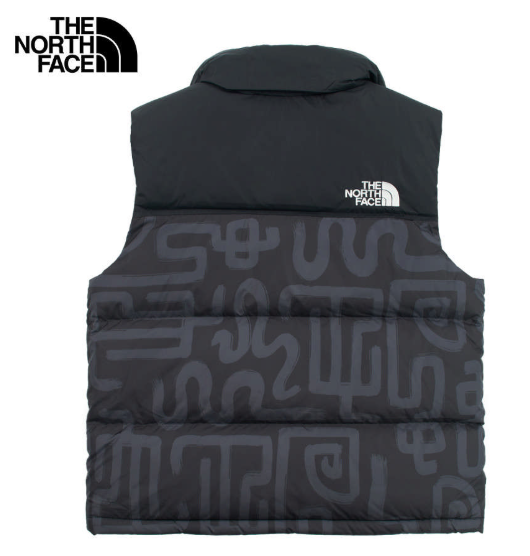 【The North Face 北面】1996 經典男款黑色羽絨背心｜防潑水保暖・戶外潮流款 | JUN25