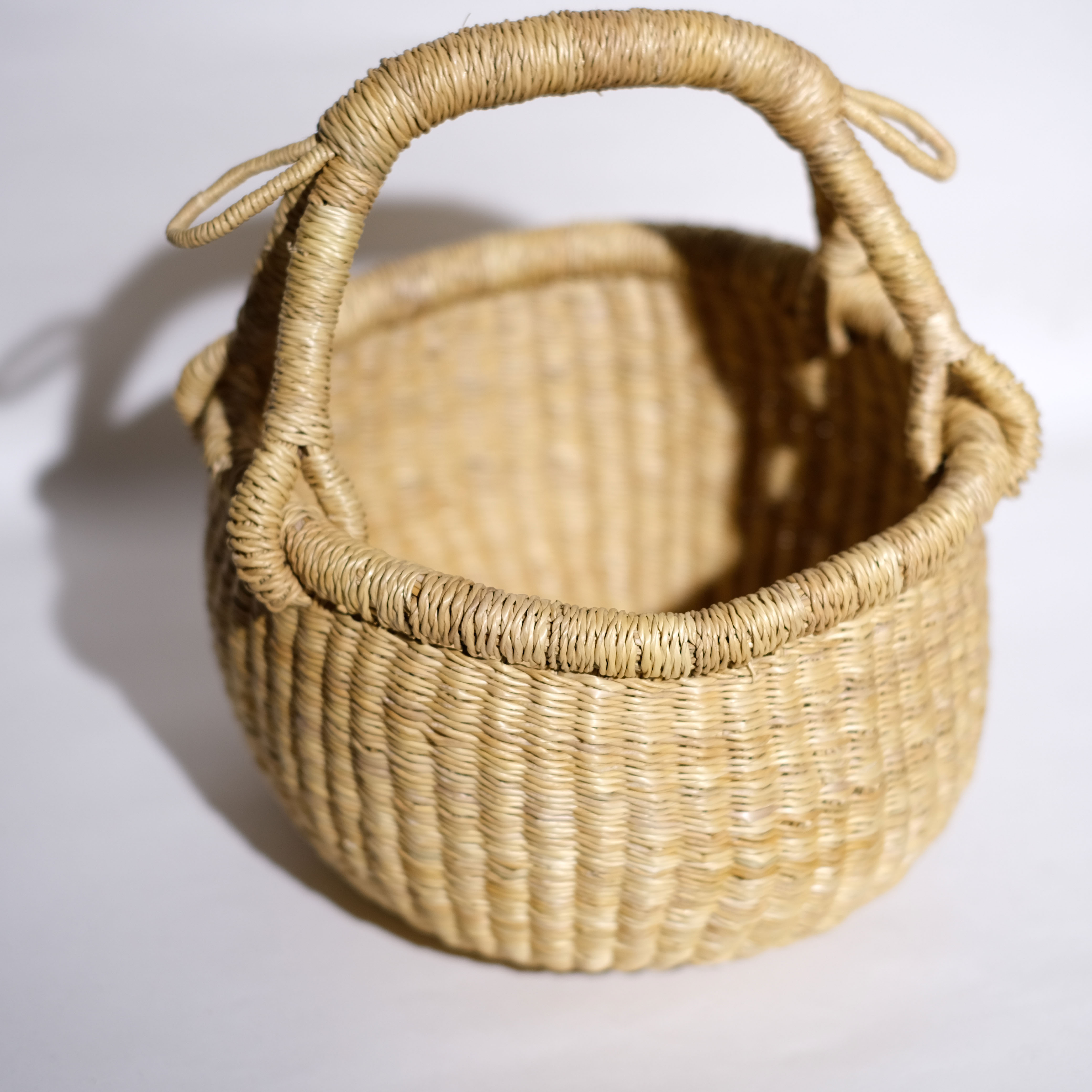 象草編織葫蘆籃｜璞石 - 小｜迦納