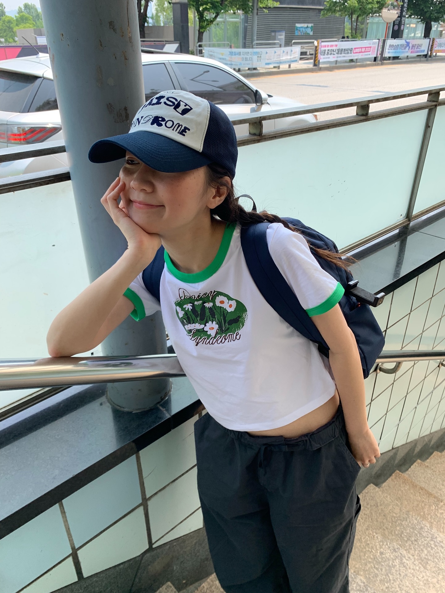 DAISY SYNDROME GARDEN RINGER CROP TEE