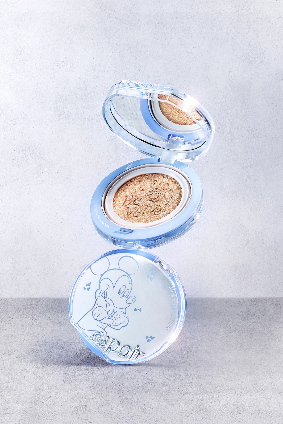 [迪士尼聯名] eSpoir Be Velvet 絲絨遮瑕氣墊套組