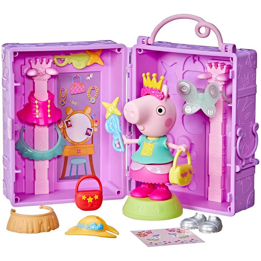 《 HASBRO 孩之寶》  粉紅豬小妹 佩佩豬換裝衣櫥遊戲組