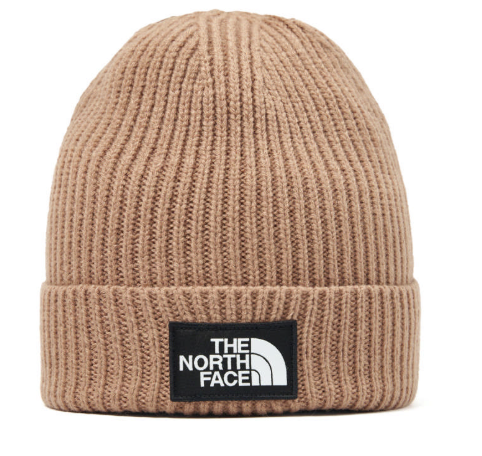 【The North Face 北面】棕色LOGO針織毛帽｜保暖百搭 情侶款 冬季街頭風 |  JUN25