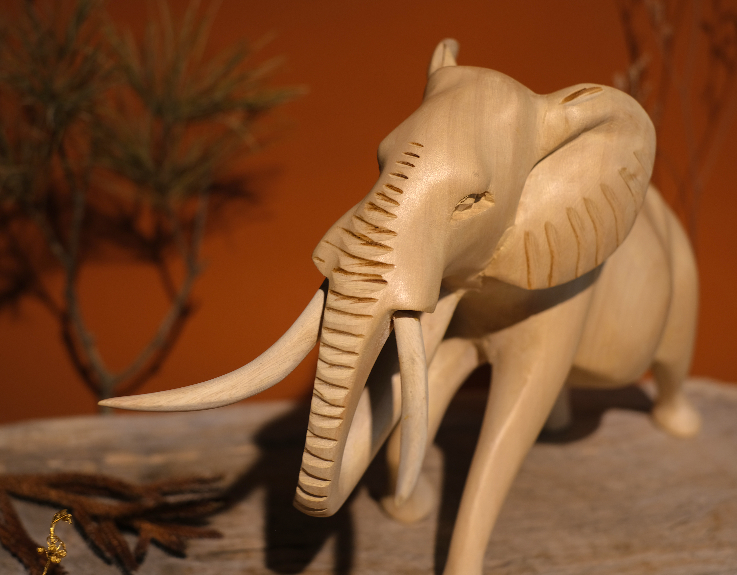 動物木雕｜象｜史瓦帝尼