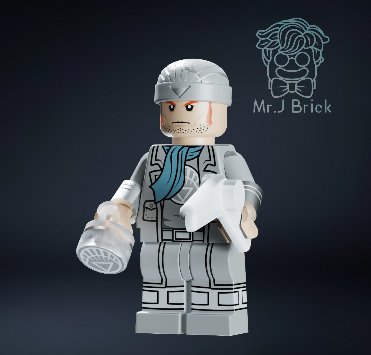 【Mr J Brick】白燈迴力鏢隊長