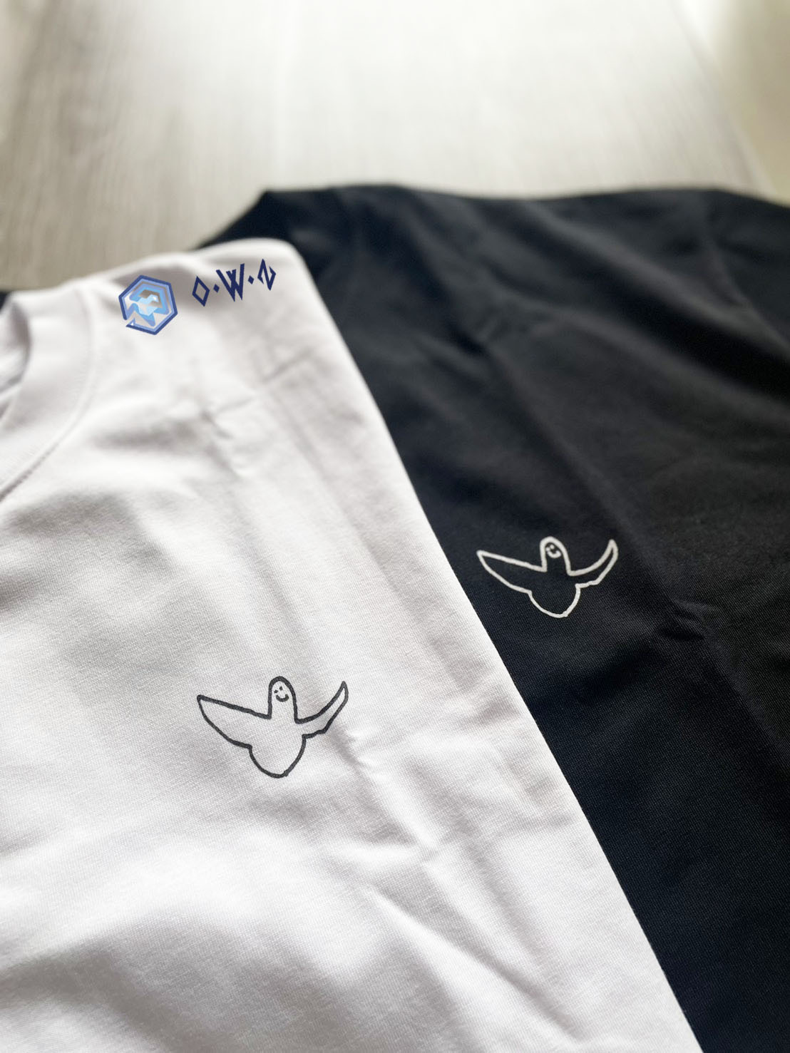 【OWN】Mark Gonzales 短袖上衣 夏季 涼感 透氣 快乾 素T 不分男女 兩件組 黑色 白色 Z252UST011001