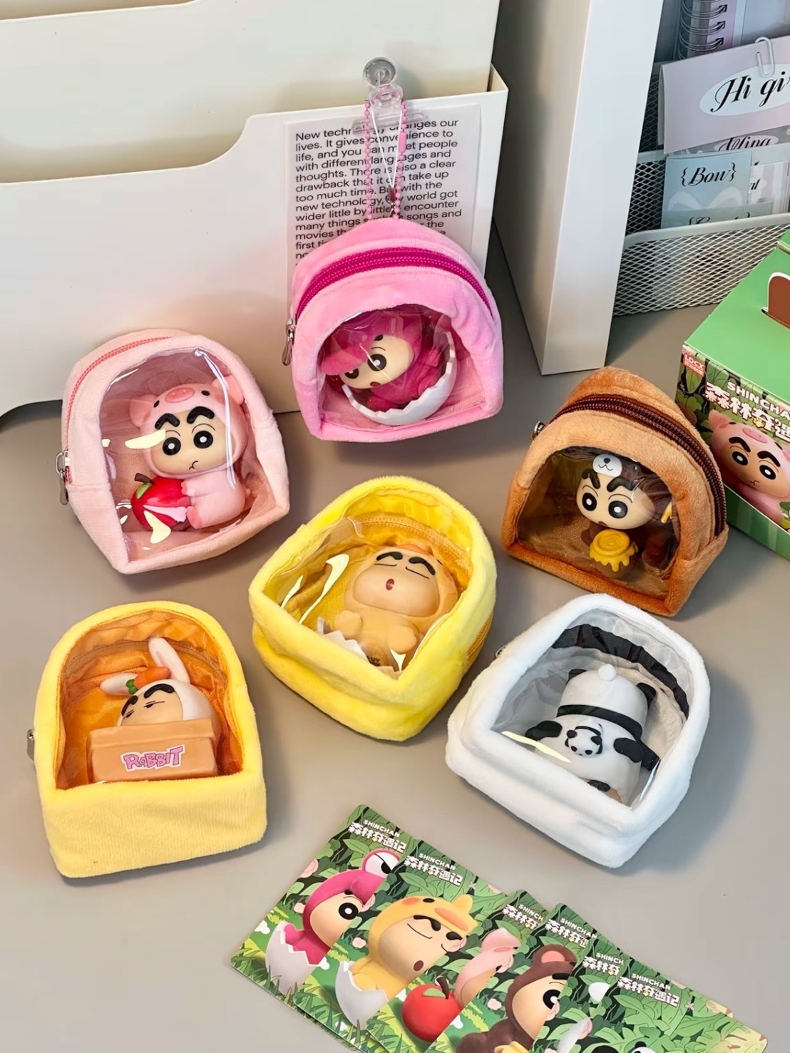 蠟筆小新 森林奇遇記 植絨背包盲盒 6+1隱藏款