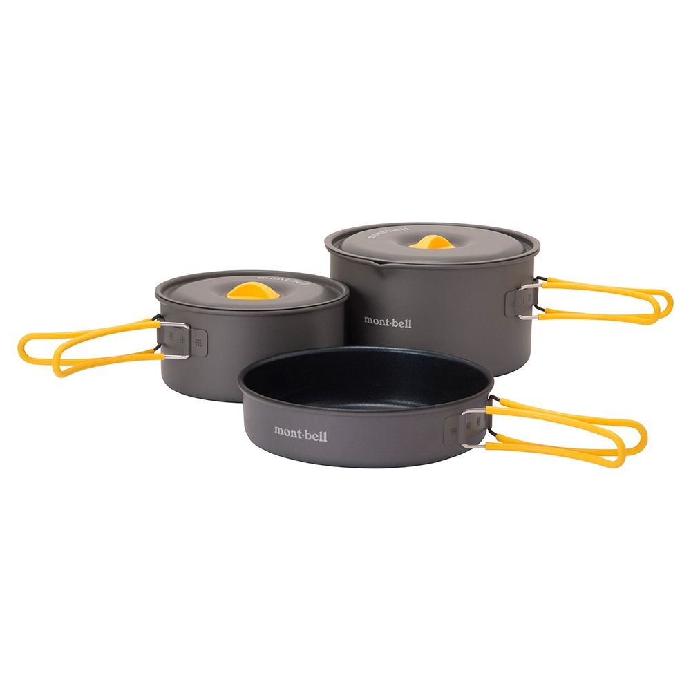 Mont-bell Alpine Cooker 14+16 Pan Set 鋁合金鍋具 三人套鍋 1124908 [HappyOutdoor]