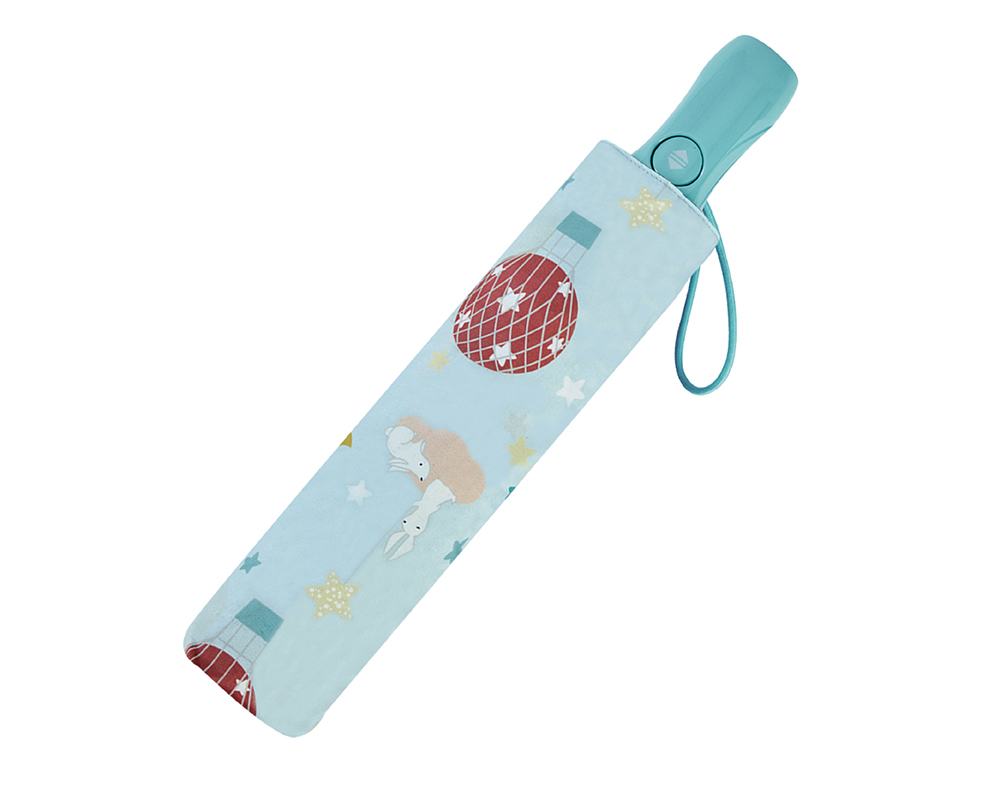 RAINSTORY熱汽球兔抗UV雙人自動傘