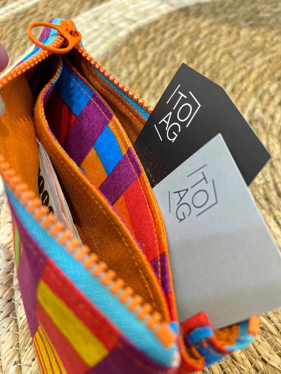 原藝文選品「晴裁作」/ 手作花布雙層零錢包