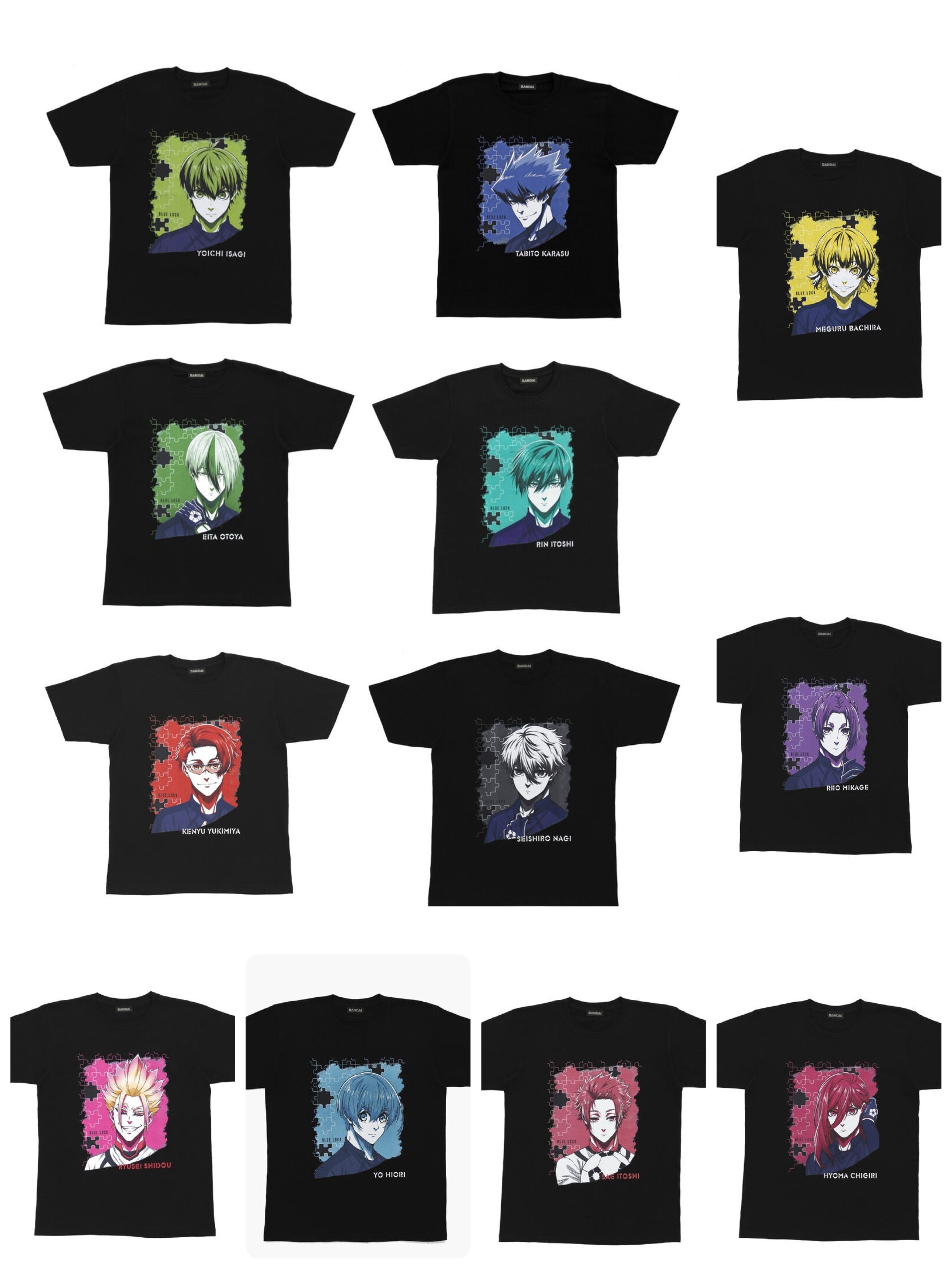 231255 Pbandai 預訂 2025/8月 ブルーロック　Tシャツコレクション2（全12種）