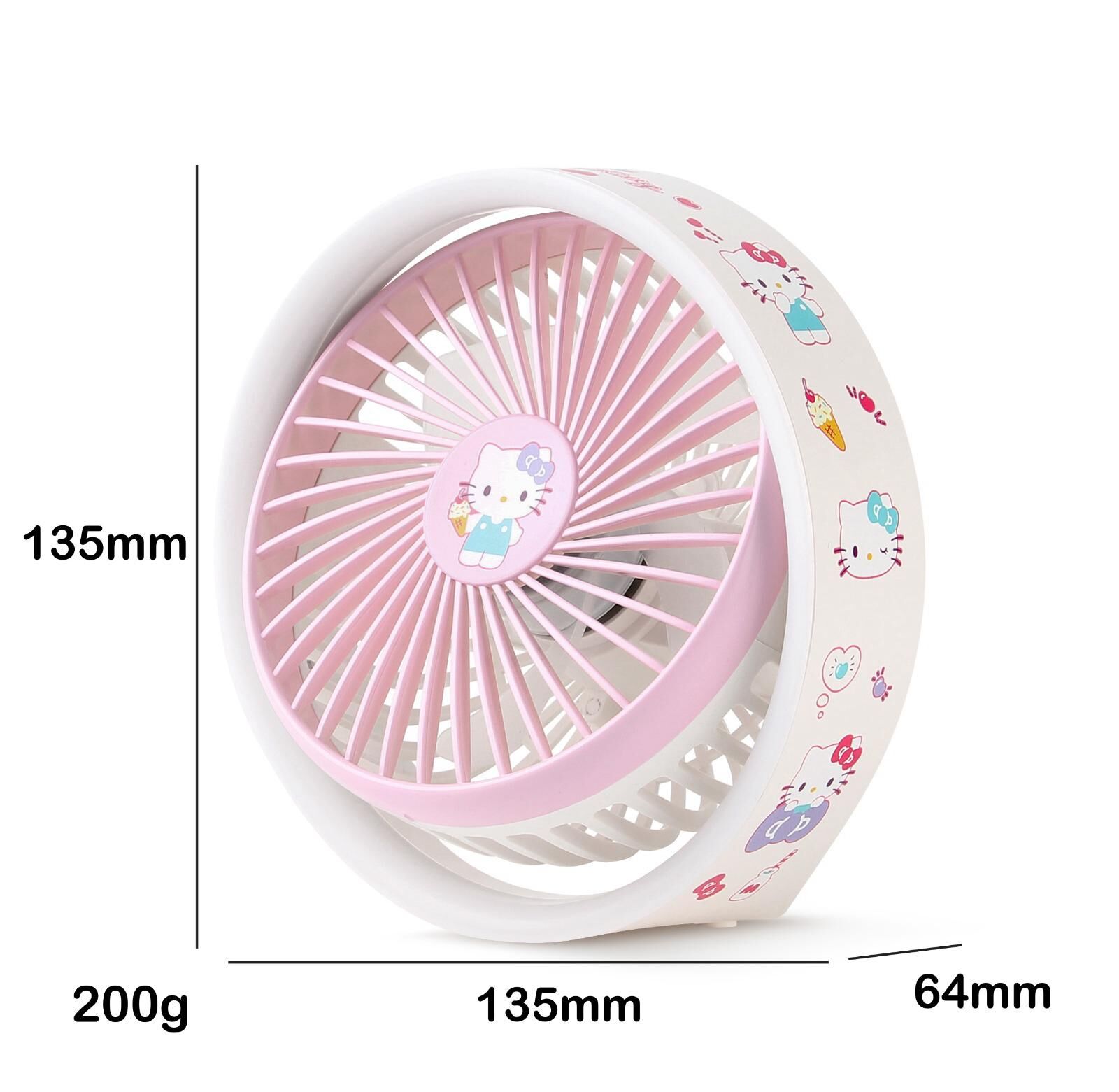 現 貨丨🌟 Clue Box 桌面風扇燈 風扇+燈光超萌組合🌟My Melody丨Kuromi丨Cinnamoroll丨Little Twins Star丨Hello Kitty