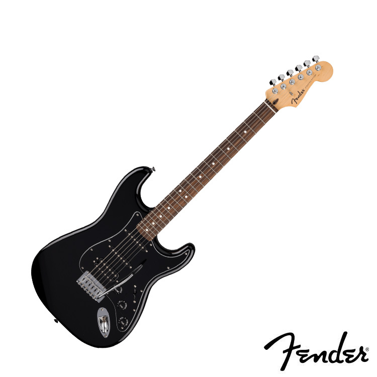 Fender Standard Strat HSS Black 電吉他