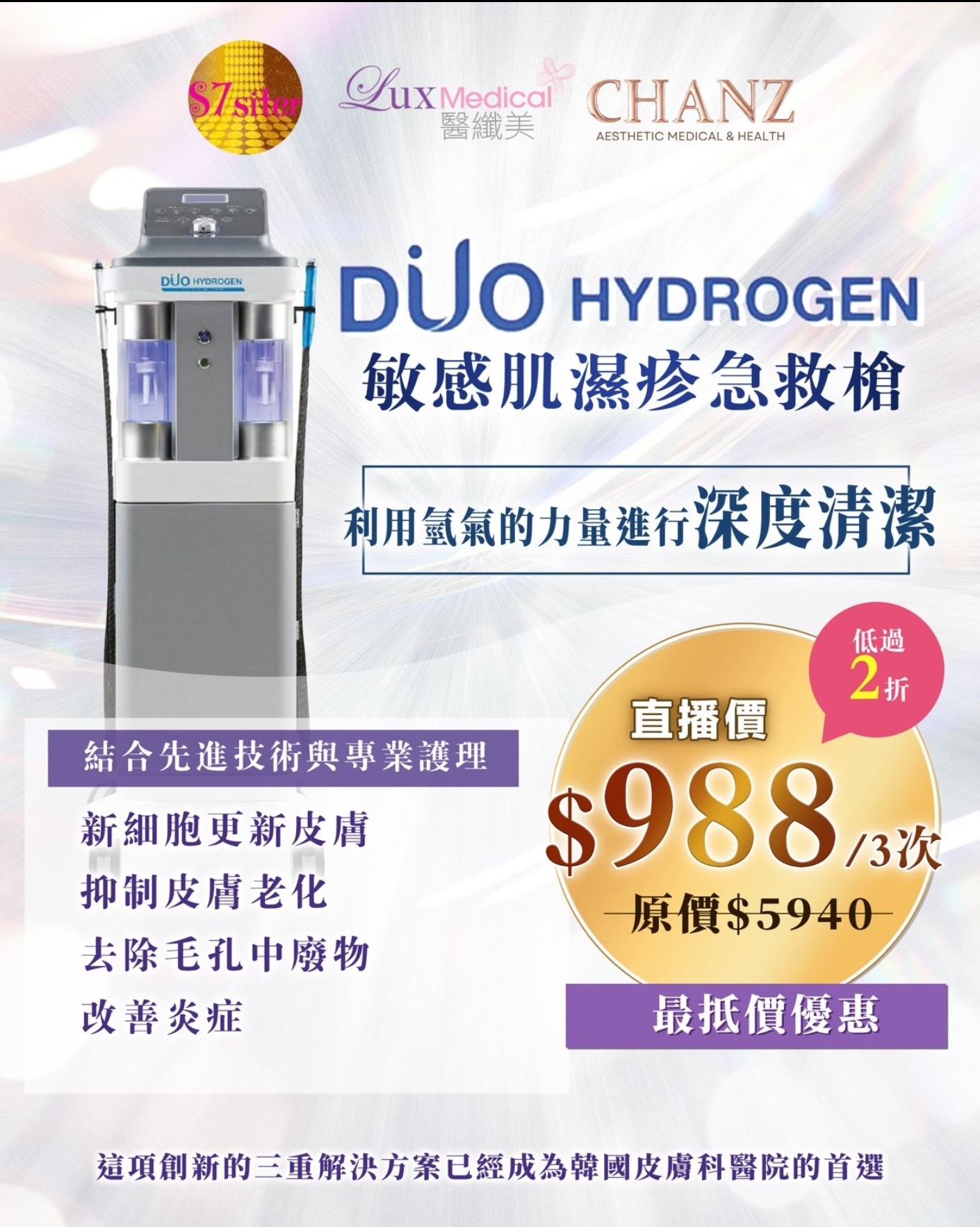 Cd8808   敏感肌濕疹救命槍  $988/3次