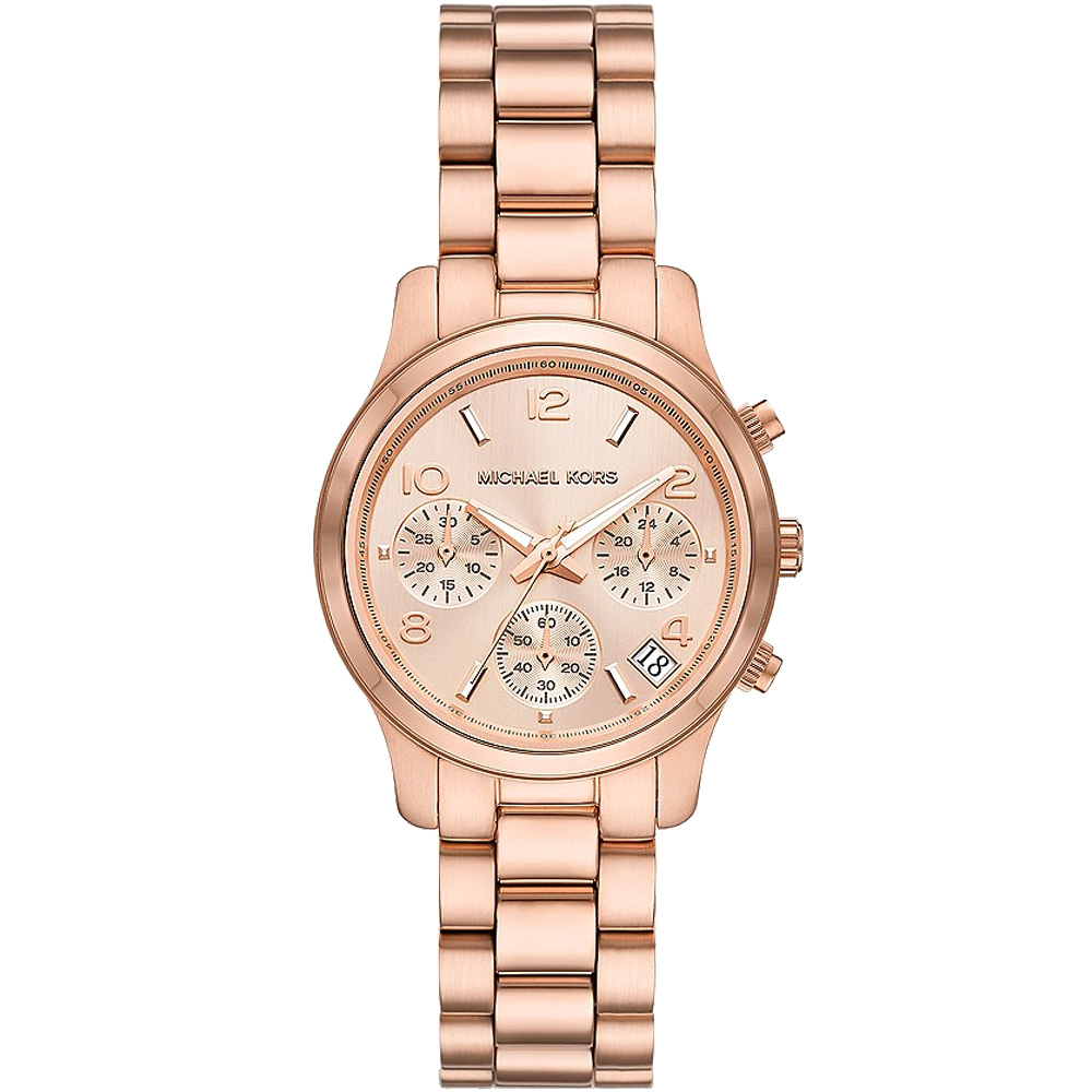 【Michael Kors】MK7327 真三眼 計時 日期顯示 玫瑰金 不鏽鋼 夜光 都會 女款 石英錶