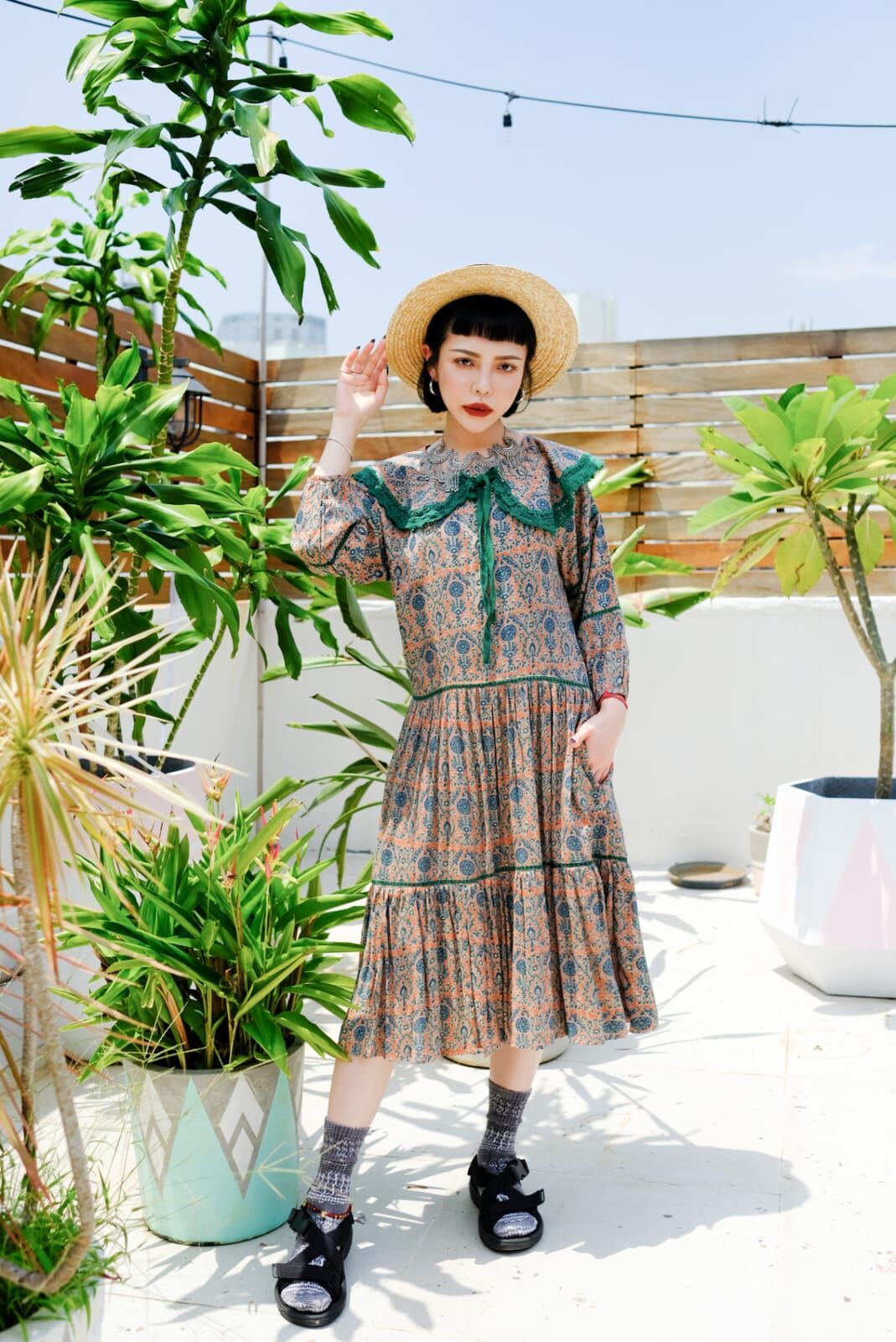 Macrame 連身裙 - M2591R1