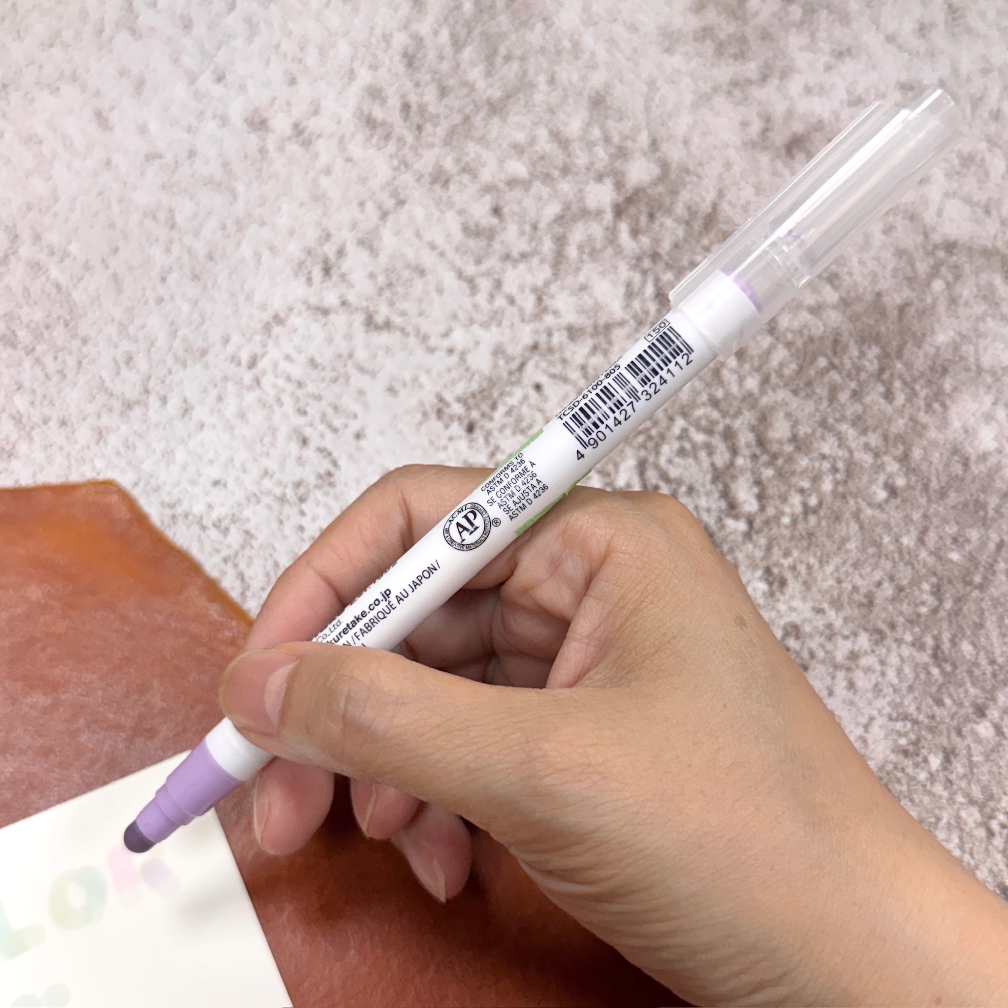 Kuretake 吳竹 單頭點點筆_煙燻色6入組