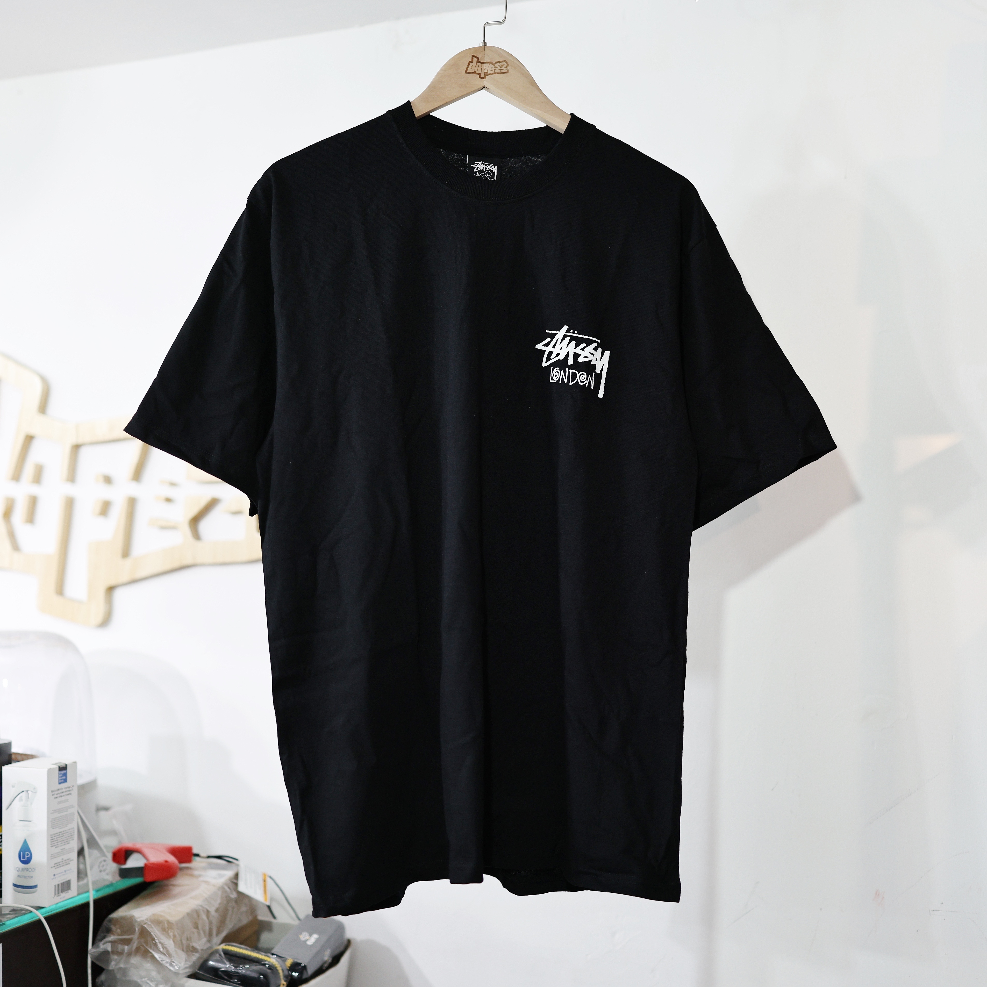 STÜSSY Stock London Tee Black 倫敦限定