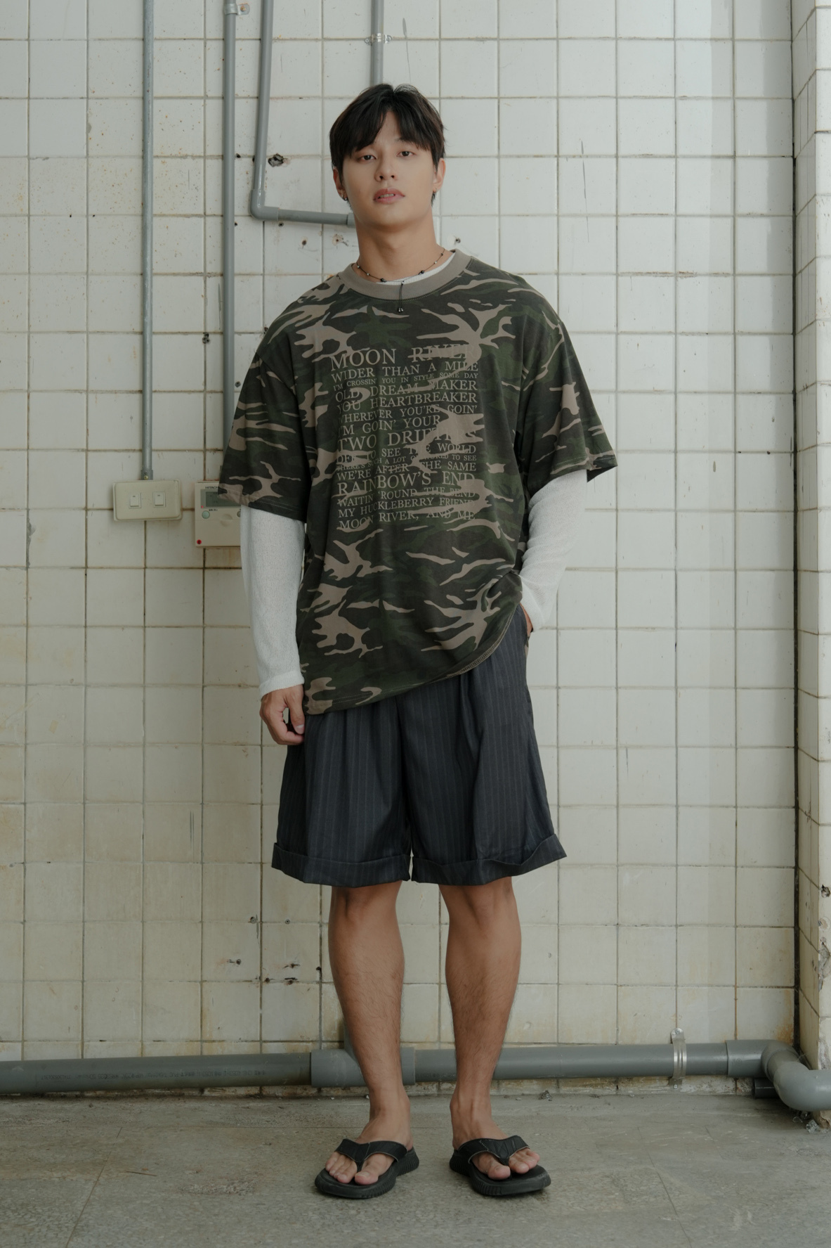 Moon River Short Sleeve T-Shirt #上衣