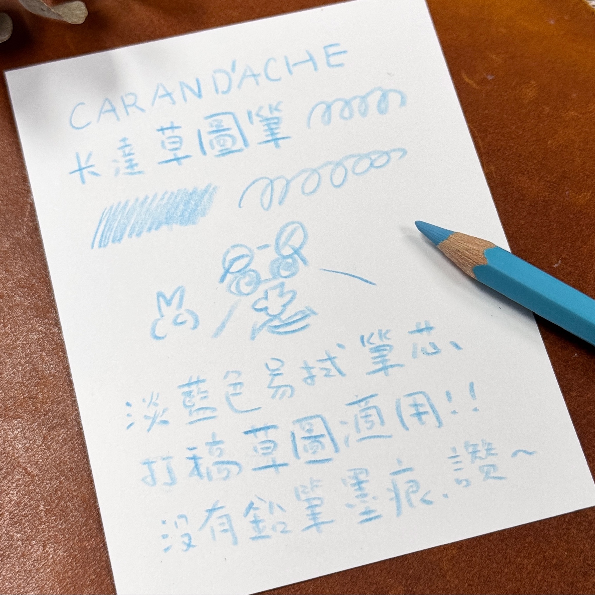 卡達 CARAN D'ACHE 易拭草圖筆
