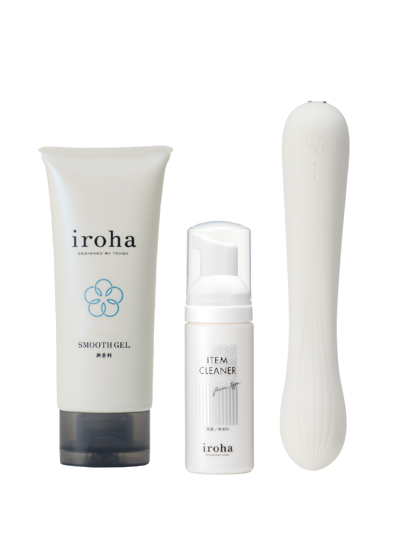 極致享受 iroha mai 水舞樂 [TSURU/雪鶴白] 聲波振動的3件套裝