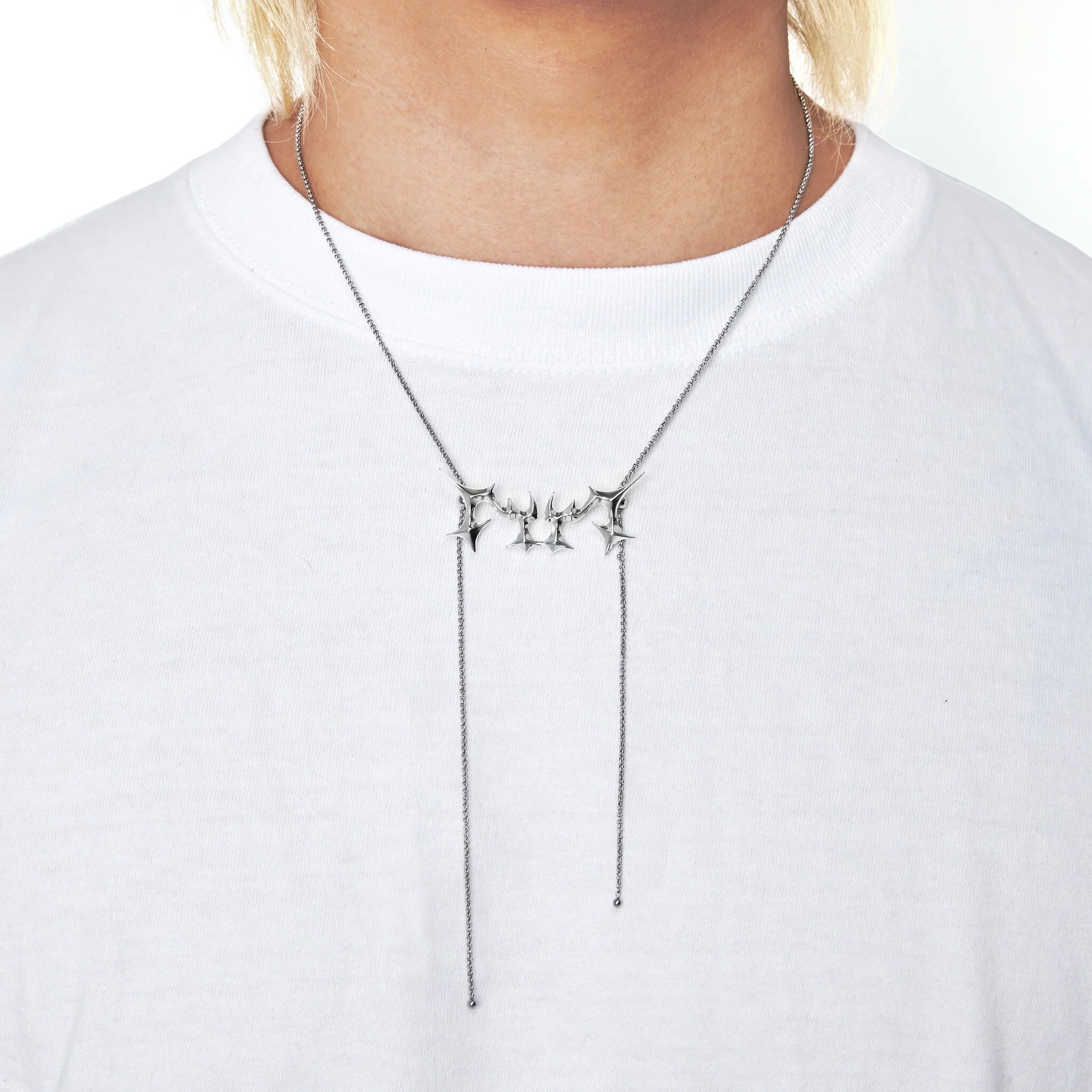 Fe3c TUT Necklace 金屬 字母 項鍊