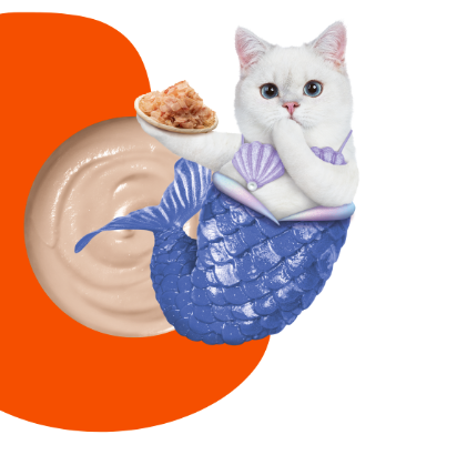 Moochie 貓小食 唧唧醬．吞拿魚+鰹魚片肉泥15gx5支裝