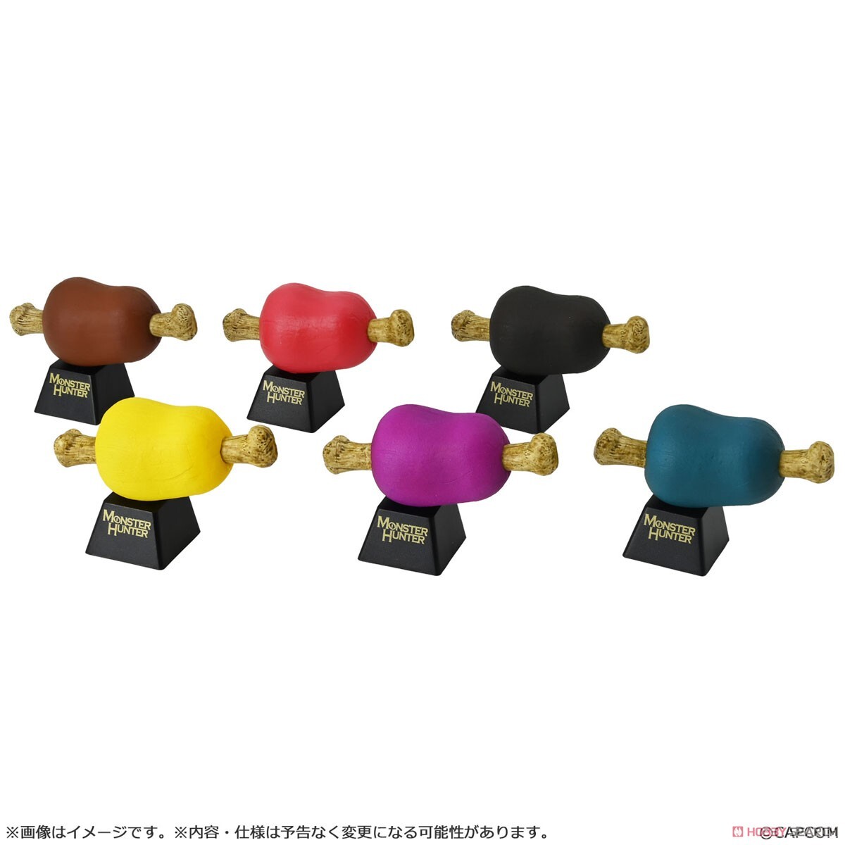 CAPCOM 盒玩 魔物獵人 -肉- 鍵帽公仔 全6種 隨機出貨