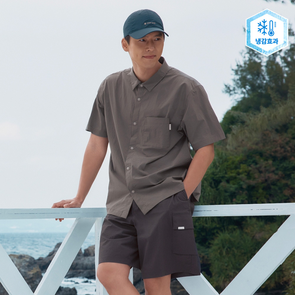 【代購】Snow Peak 雪諾必克 Cooling Root 玄彬 同款 涼感 襯衫 短袖 S25MMRSH62