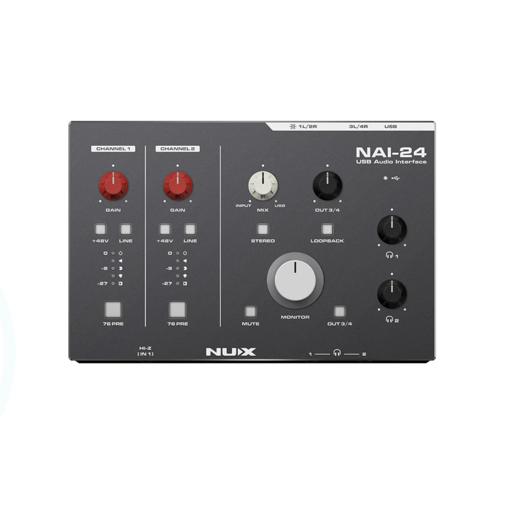 NUX NUX / NAI-24 錄音介面 — 三峽錄音 / 音響｜YA! 玩音樂