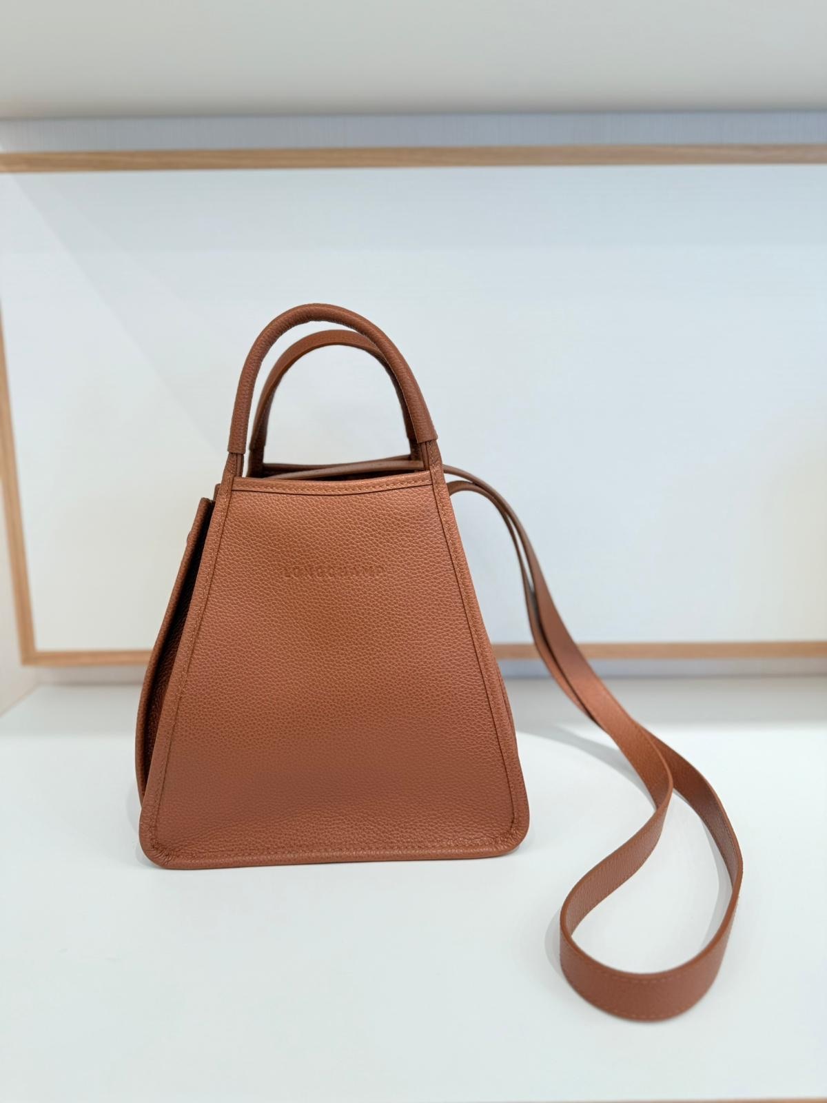 Longchamp Trapezoid tote bag brown 10233