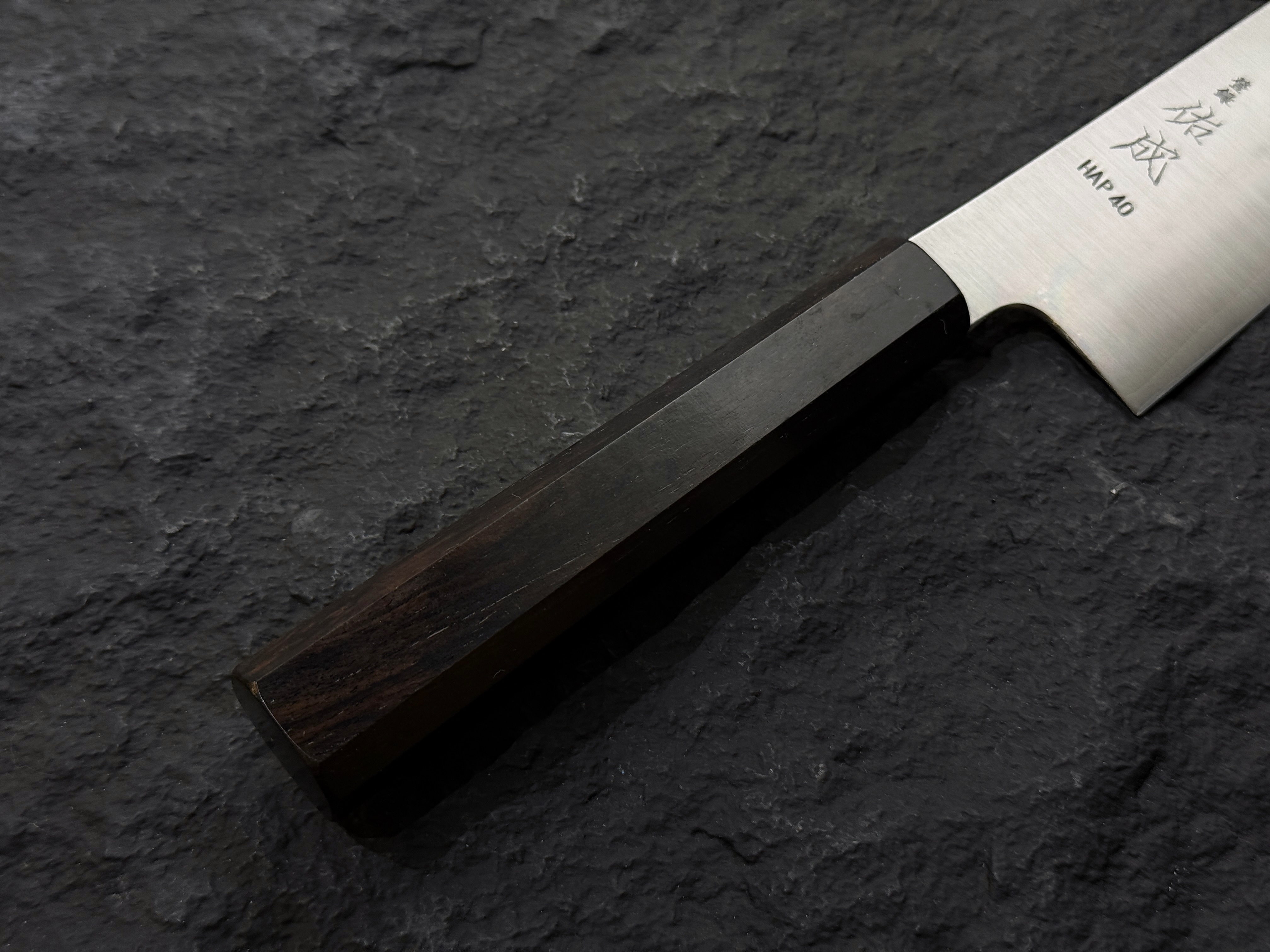 祐成　和牛刀 佑成 ZDP189 3層 切付牛刀包丁 210mm 朴柄 – 清助刃物