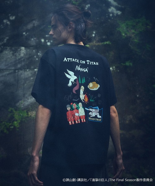 <!日本限定預購!> NANGA x 進擊的巨人 兩色 聯名短T 進巨 進撃の巨人 諫山創 艾倫