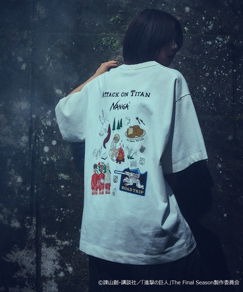 <!日本限定預購!> NANGA x 進擊的巨人 兩色 聯名短T 進巨 進撃の巨人 諫山創 艾倫