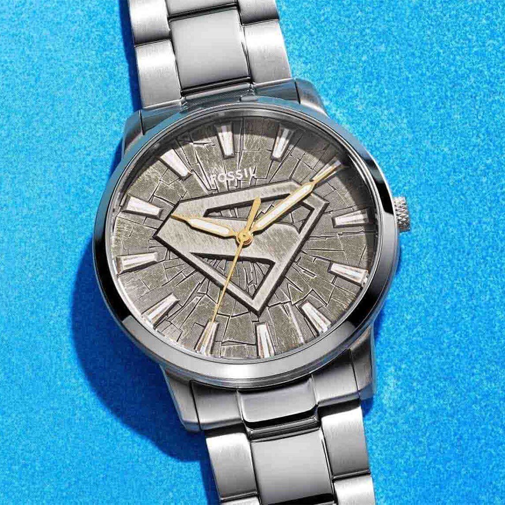 【FOSSIL】Superman 英雄S 限量聯名手錶LE1207SET 42mm 現代鐘錶