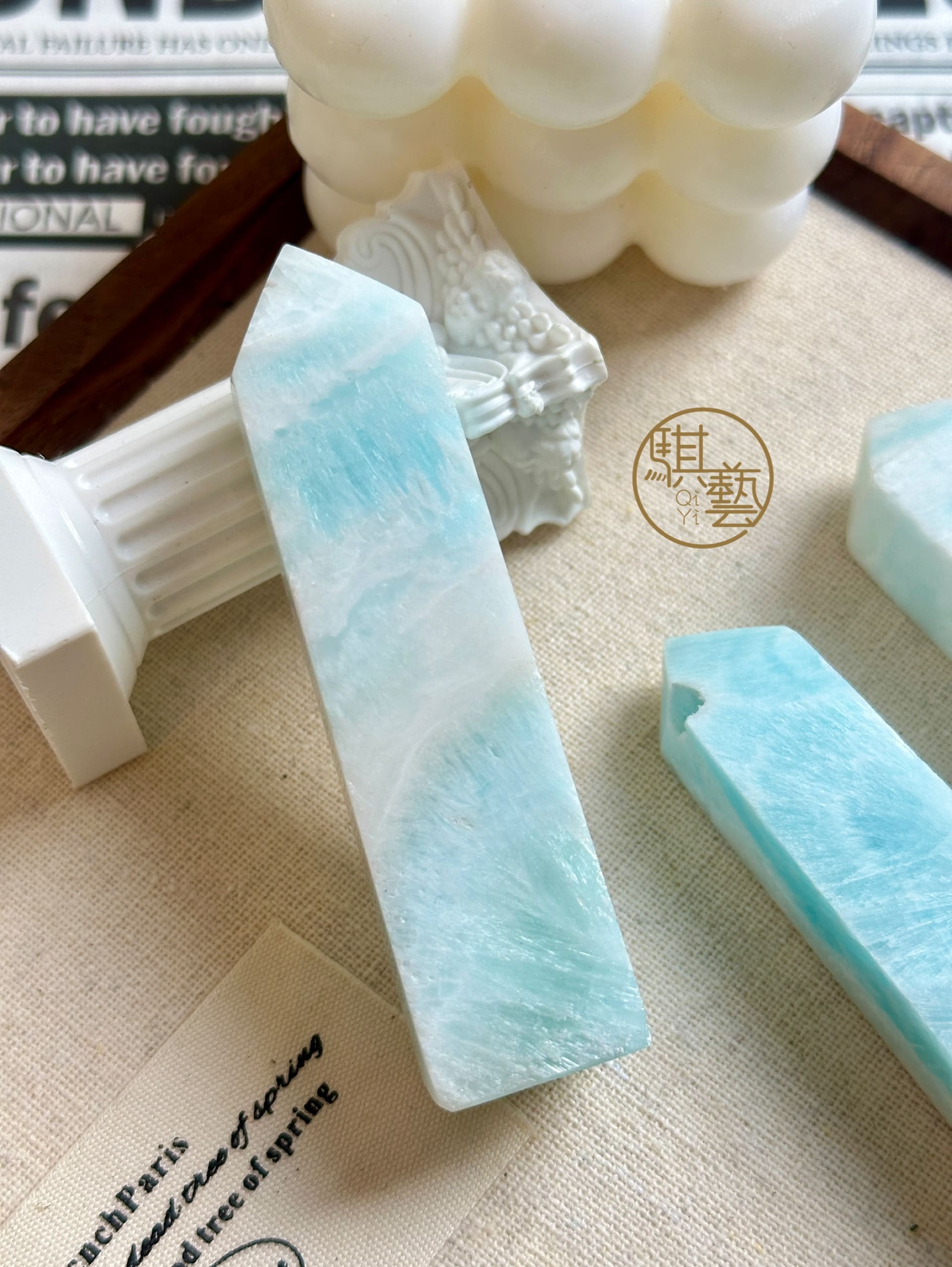 高品異極礦柱｜平衡陰陽磁場・調和身心能量柱