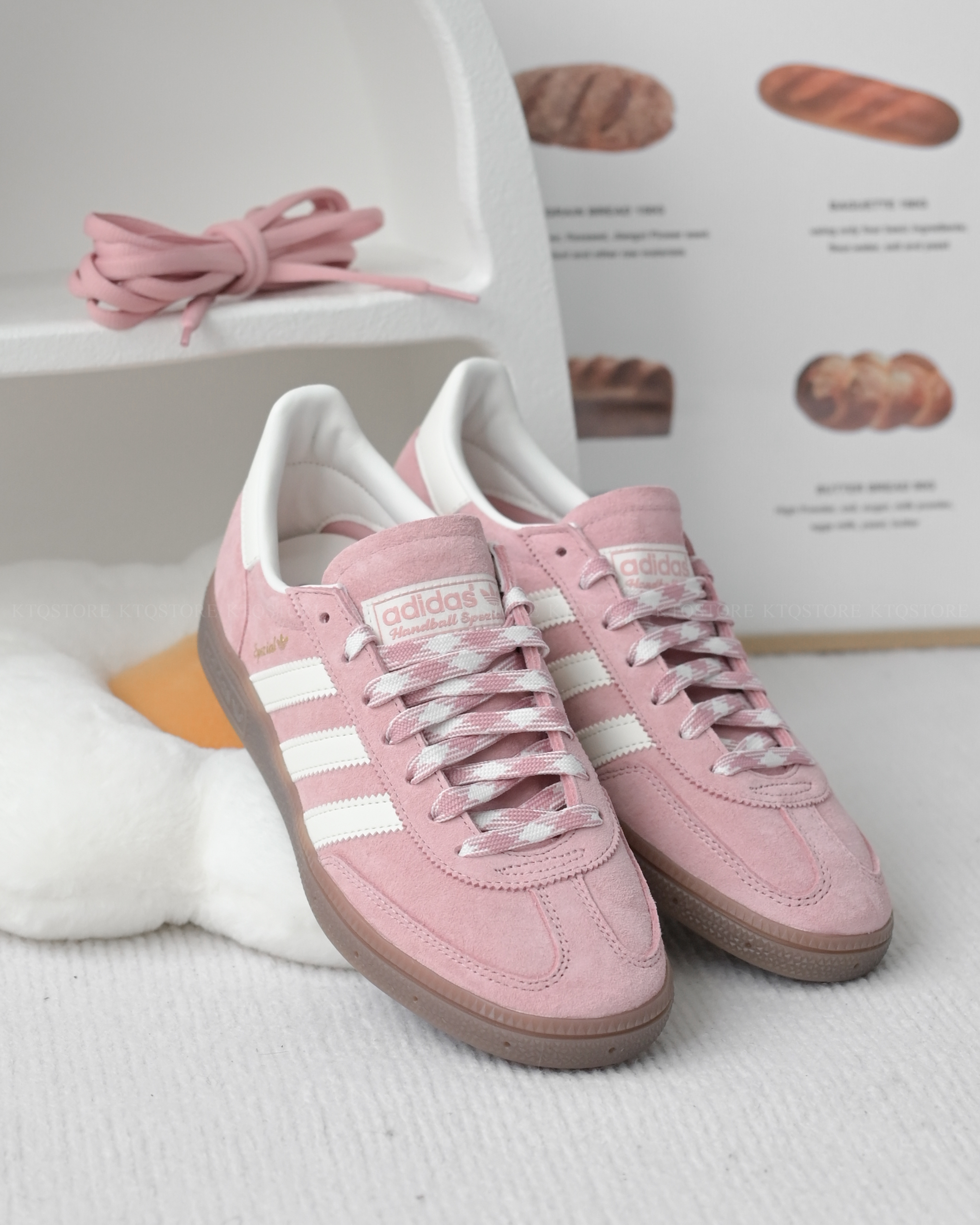 KTQ STORE ‧ Adidas Originals Handball Spezial "Wonder Mauve" 蜜桃粉 KJ6305