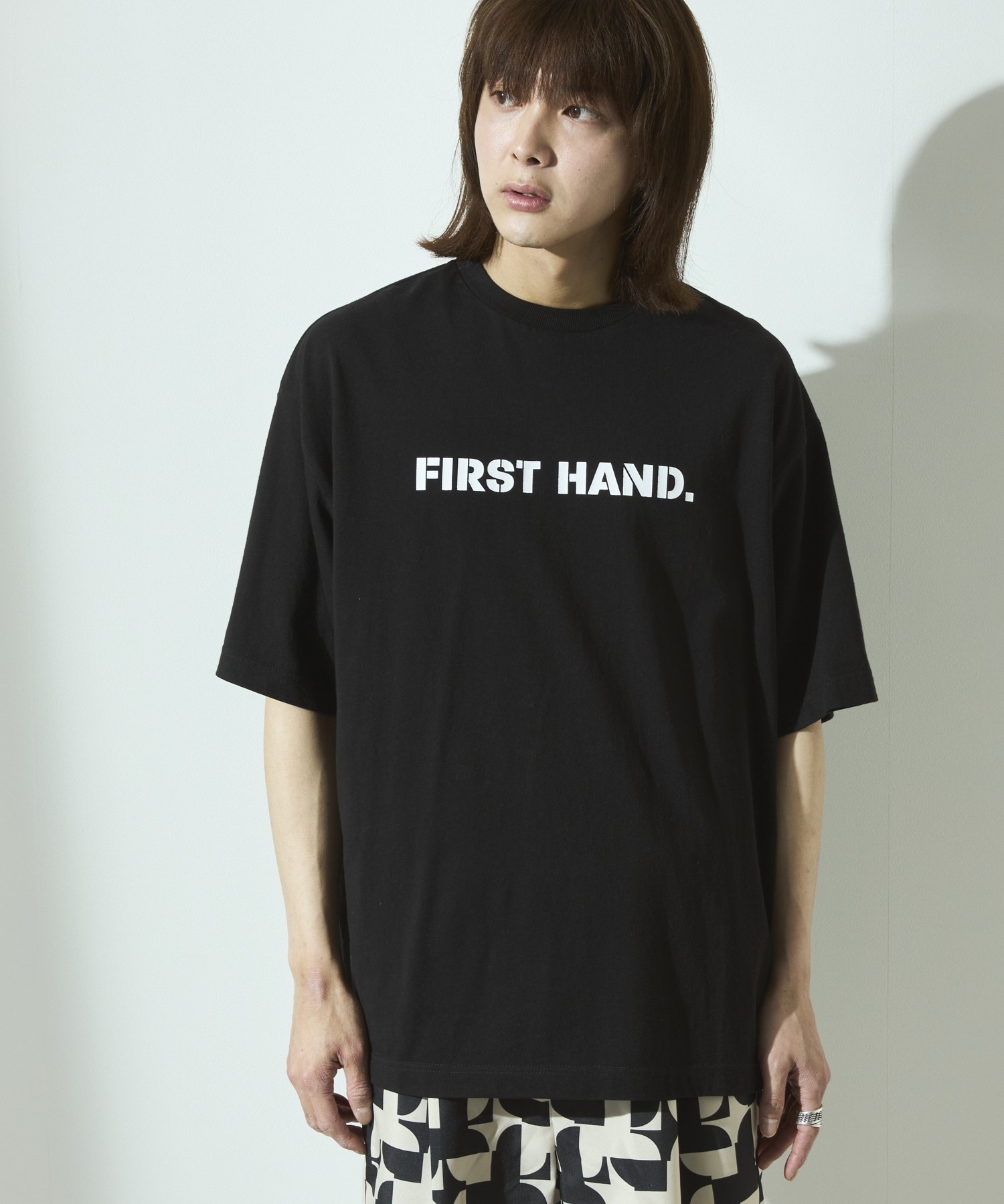 Firsthand / 6oz logo print tee