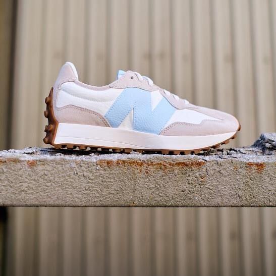 NEW BALANCE 327 NB 海鹽藍 淺藍 蘇打藍 奶油白 米白 焦糖底 女鞋 WS327FTA / 調貨