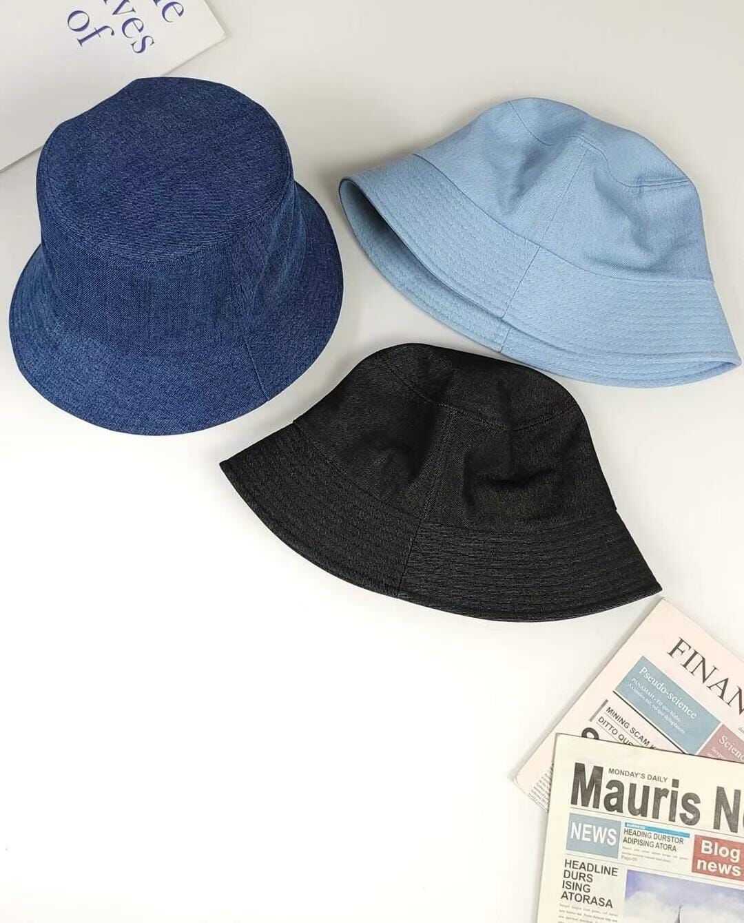 TH4412 牛仔布漁夫帽