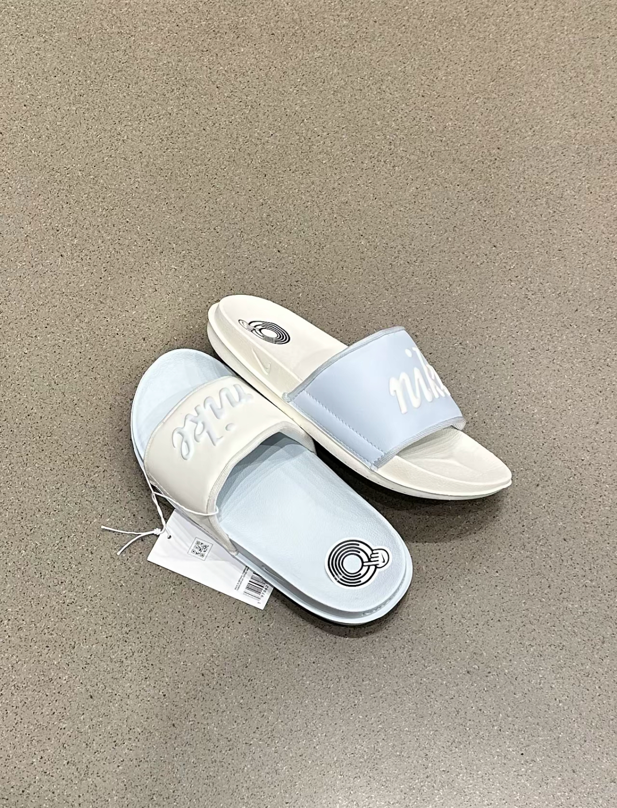 Nike Offcourt Slide Mix 鴛鴦寶寶藍 陰陽 淺藍 藍白 泡棉 休閒 拖鞋 FQ7646-103/預購